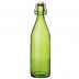 Glasflaska Giara 1 liter Grön