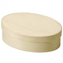 Spånask Oval med lock