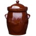 Syrningskruka ZCB Bullig 20 liter Rödbrun