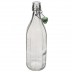 Glasflaska Oxford 1 liter, med blandade lock